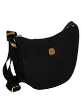 Recycled fabric Halfmoon bag M