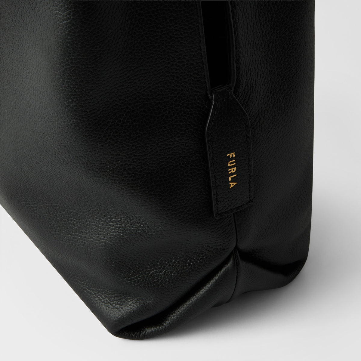 Furla Elisabeth M Hobo Bag – Black Leather