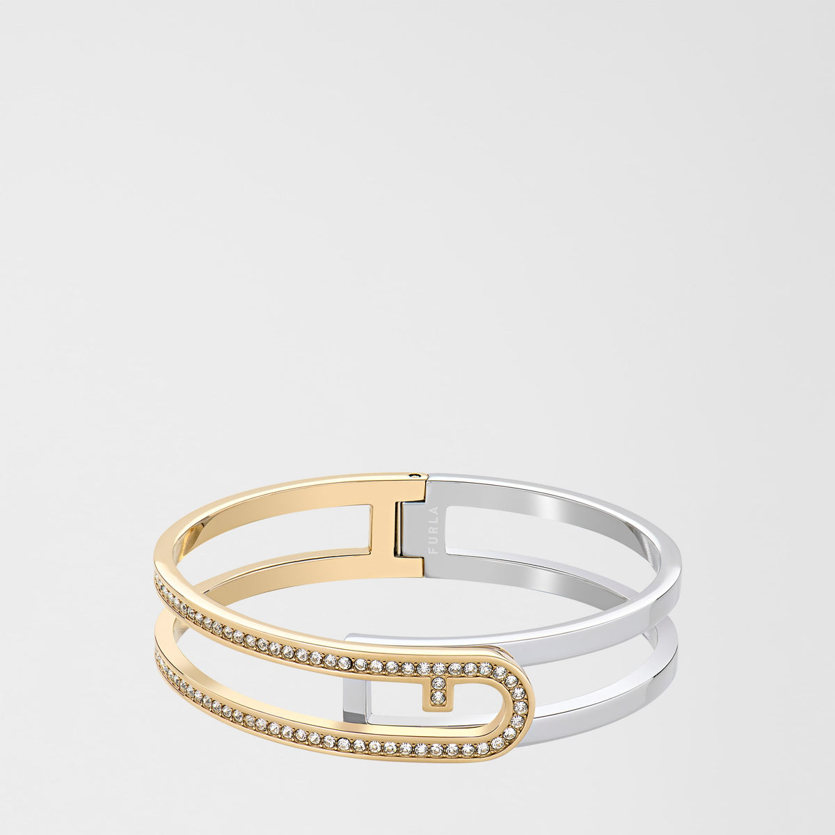 Furla Arch Essence Bangle S – Gold and Silver-Tone Bracelet