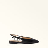 Black Furla Poppy Slingback, shoes natural leather – view 2