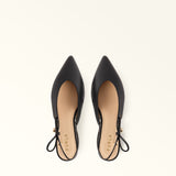 Black Furla Poppy Slingback, shoes natural leather – view 4