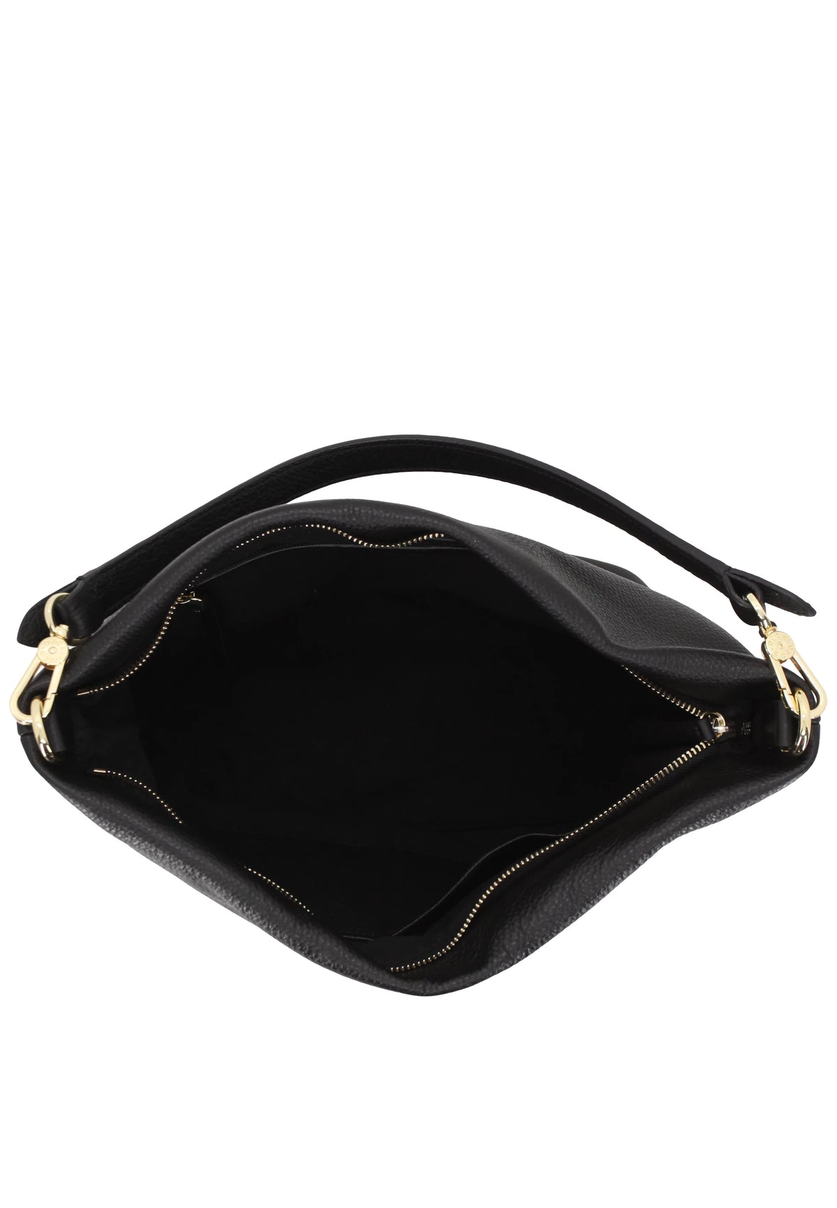 Black Abro Hobo EBONY BIG, natural leather – view 5