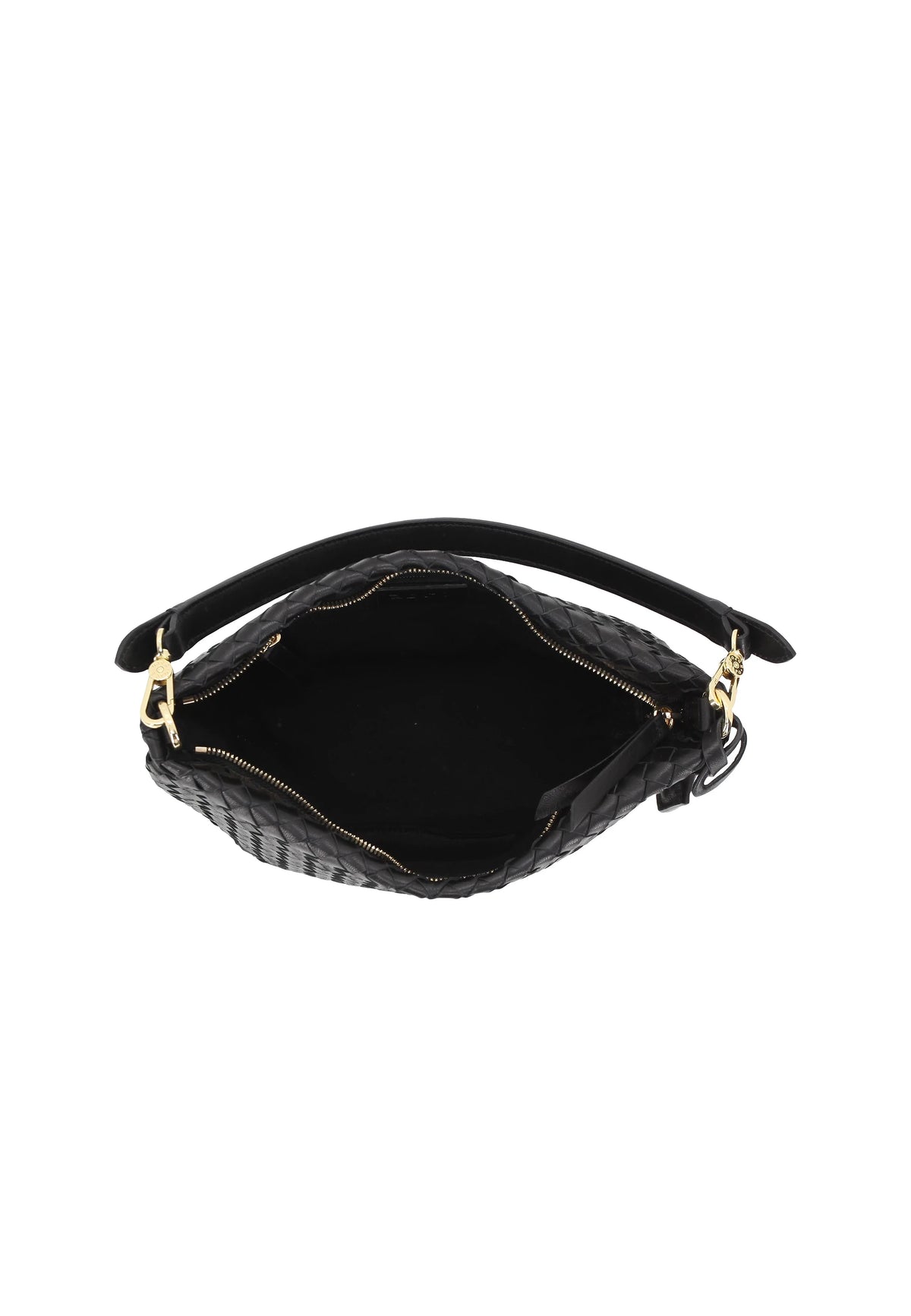 White Abro Hobo EBONY SMALL, natural leather – view 5