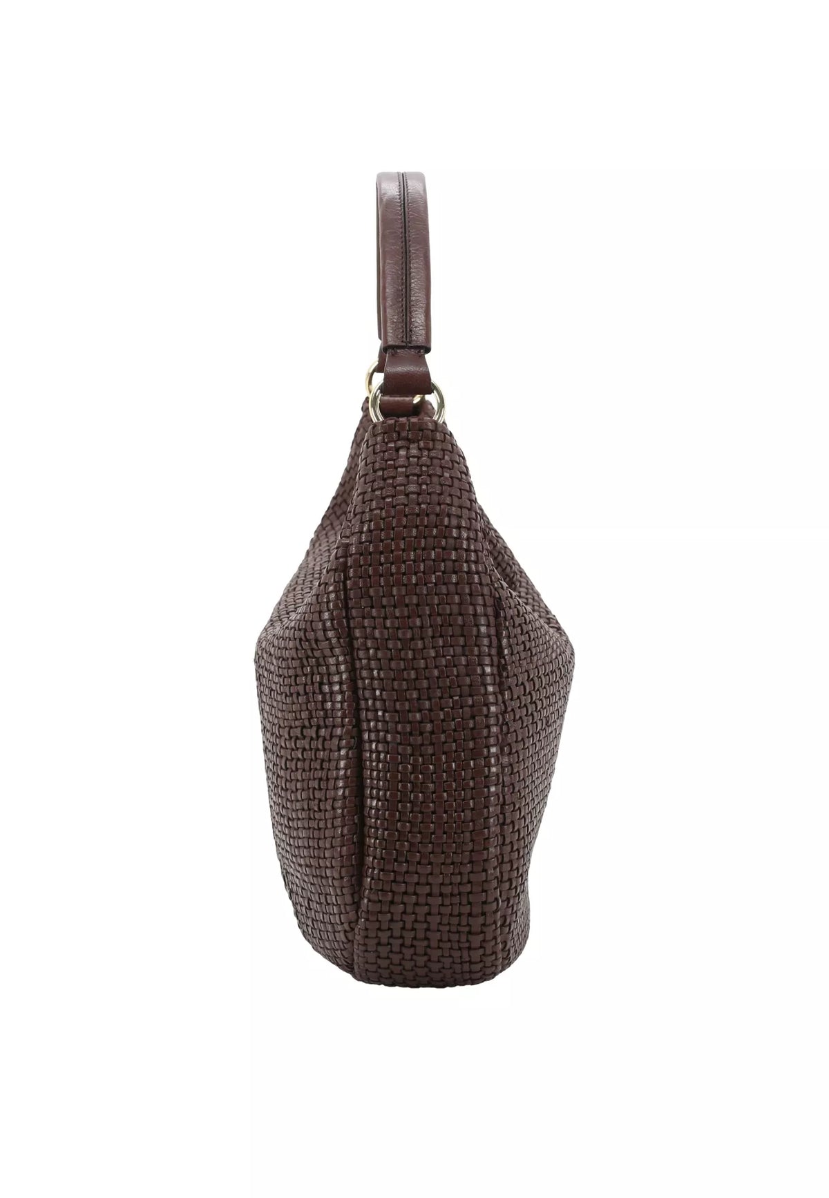 Brown Abro Hobo MIA small Leather Mini Eleonor, natural leather – view 3