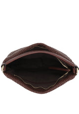 Brown Abro Hobo MIA small Leather Mini Eleonor, natural leather – view 5
