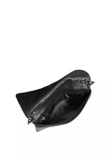 White Abro Leather Clutch, natural leather – view 5