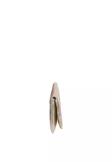 Gold Abro Leather Clutch, natural leather – view 3