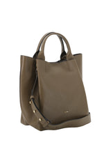 Green Abro Shopper ESSENTIAL medium, natural leather – view 3