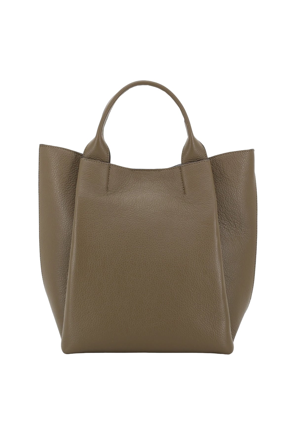 Green Abro Shopper ESSENTIAL medium, natural leather – view 6