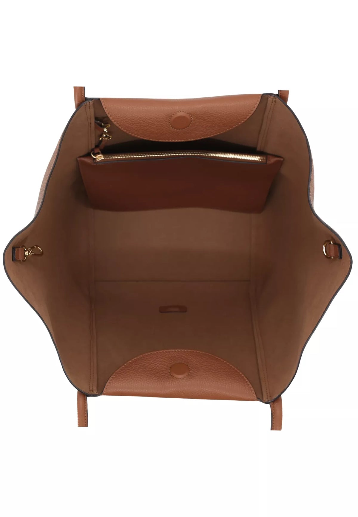 Brown Abro Shopper WILLOW, natural leather – view 5