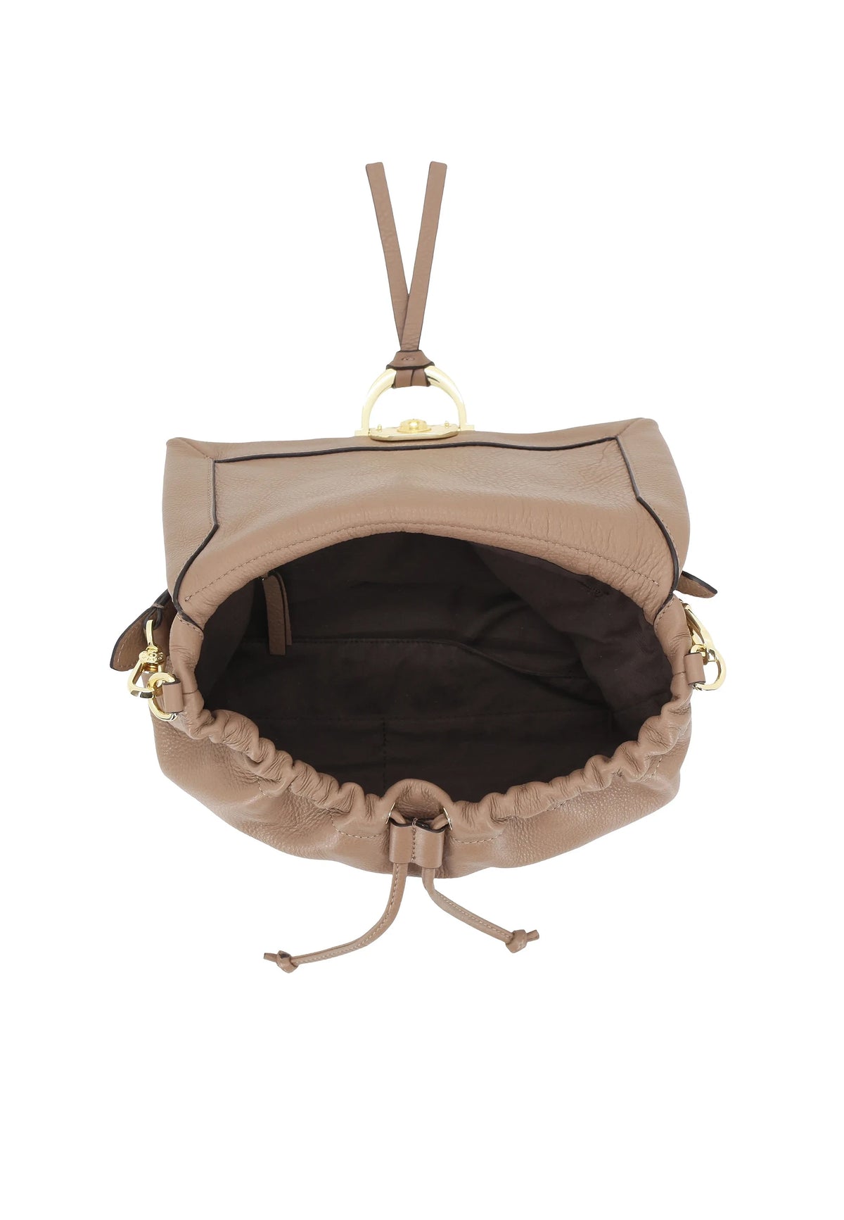 White Abro TEMI shoulder bag S, natural leather – view 7