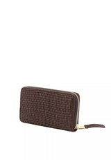 Brown Abro Wallet Leather Mini Eleonor, natural leather – view 4