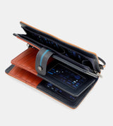 Blue Anekke Nagare Large RFID Wallet, polyester – view 6