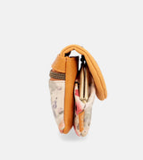 Yellow Anekke Nature Pachamama ochre flap wallet, polyester – view 5