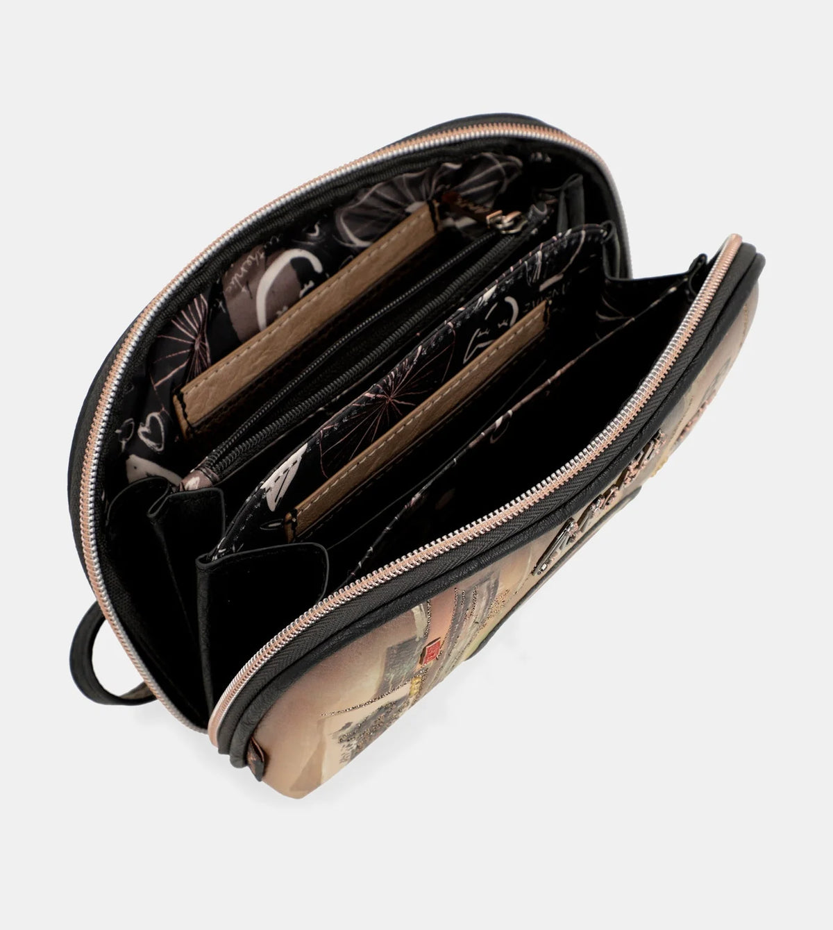 Brown Anekke Shōen RFID wallet, polyester – view 5