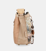 Beige Anekke Stars Medium Crossbody Bag, polyester – view 3