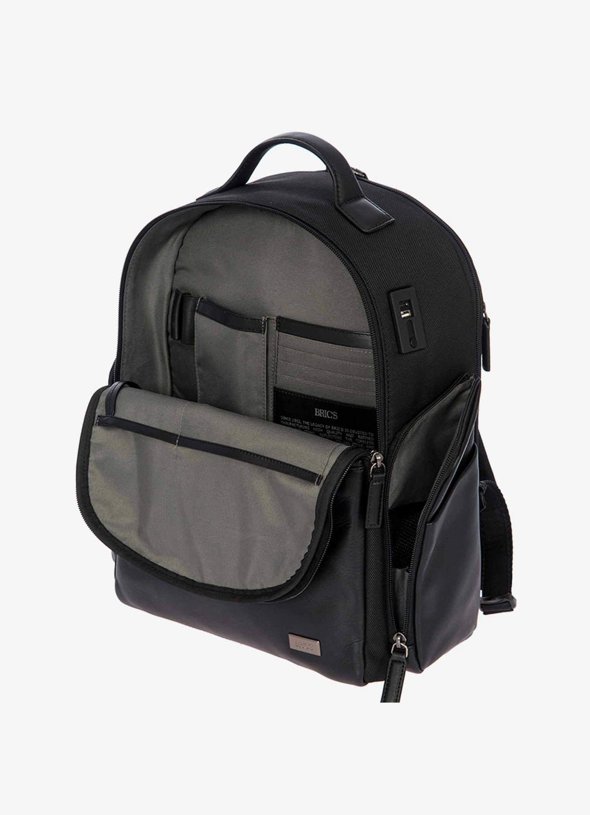 Black Bric's Monza Business Backpack M, polyamide – view 4