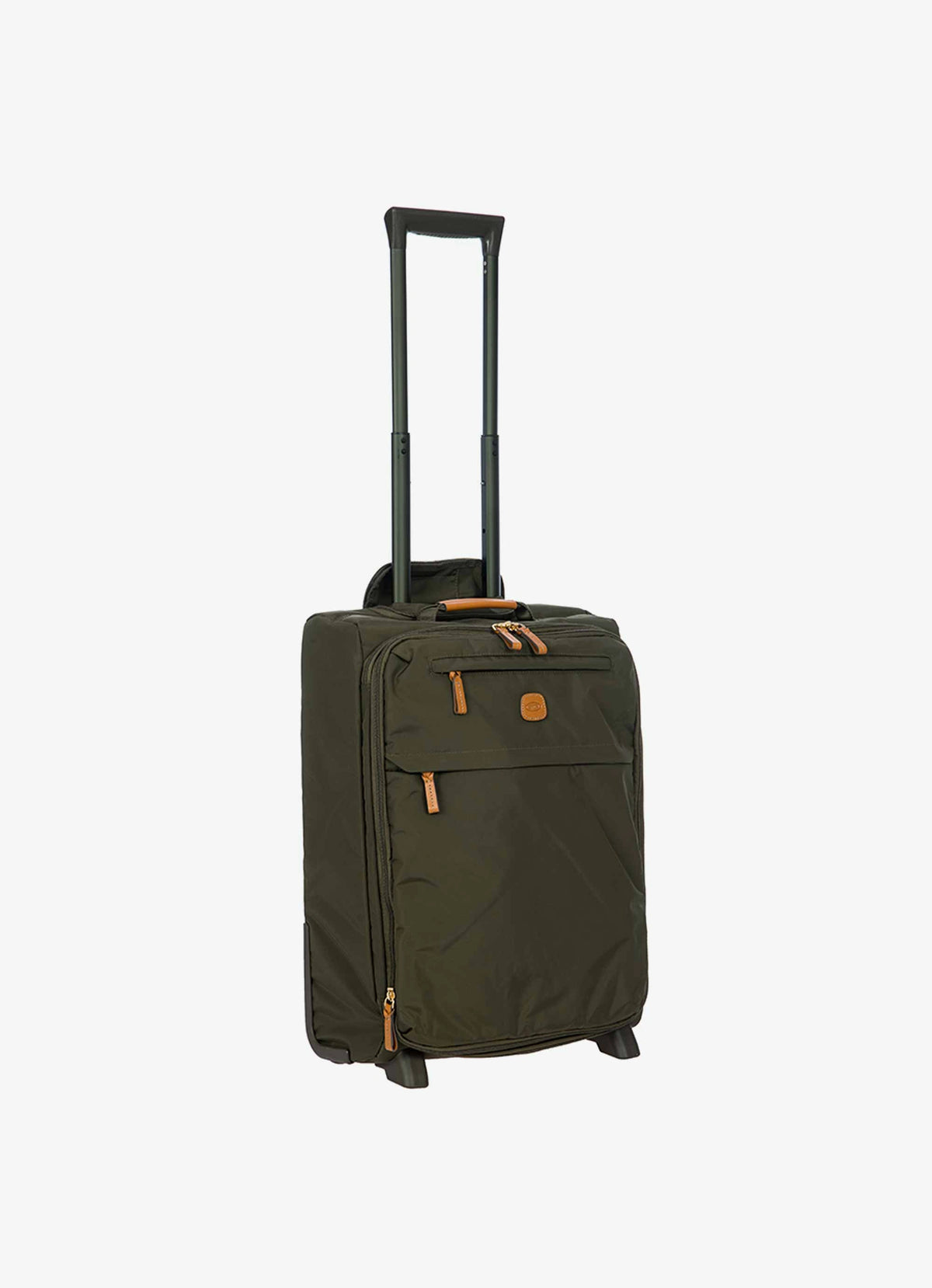 Grey Bric's X-Travel Expandable Cabin Trolley Olive, softside luggage nylon/leather – view 4