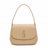 Camel Carlo Salvatelli Handbag, shoulder bag natural leather