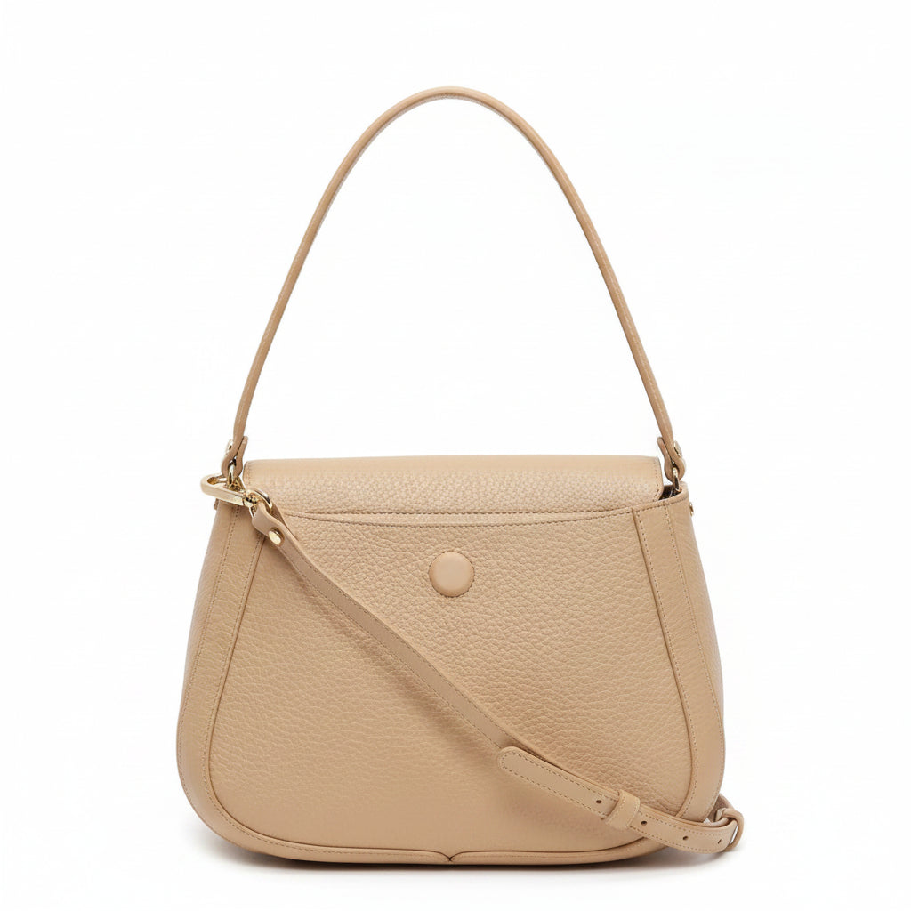 Camel Carlo Salvatelli Handbag, shoulder bag natural leather – view 2