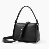 Black Carlo Salvatelli Handbag, shoulder bag natural leather – view 2