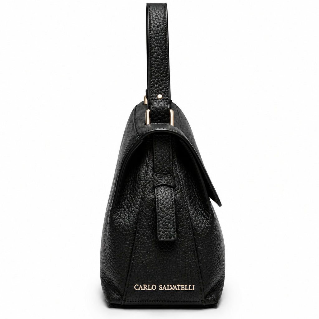 Green Carlo Salvatelli Handbag, shoulder bag natural leather – view 4