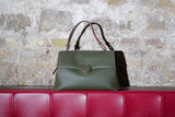 Green Carlo Salvatelli Handbag, shoulder bag natural leather – view 5