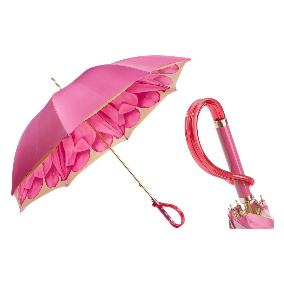 fuchsia-dahlia-umbrella-double-cloth