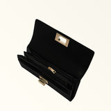 Black Furla 1927 Continental Wallet, natural leather – view 3