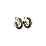 Black Furla 1927 Hoop Earrings – view 2