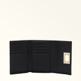 Black Furla 1927 M Compact Wallet, natural leather – view 3