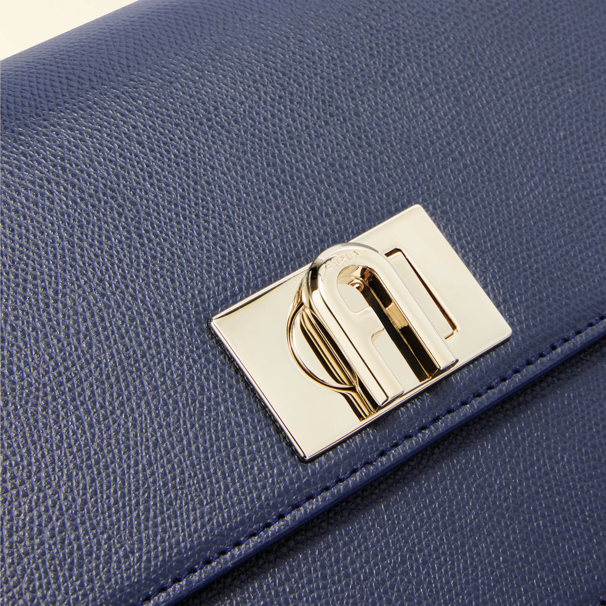 Navy Furla 1927 Mini Crossbody 20, natural leather – view 4