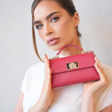 Off White Furla 1927 Mini Crossbody Top Handle Aw25, natural leather