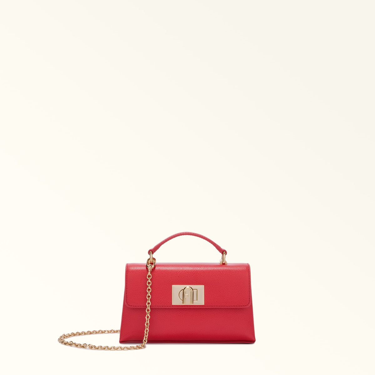 Off White Furla 1927 Mini Crossbody Top Handle Aw25, natural leather – view 2