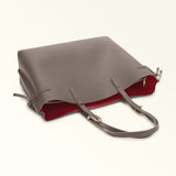 Grey Furla Ava L Tote, shopper natural leather – view 4