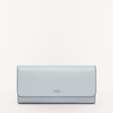 Silver Furla Babylon Continental Wallet, natural leather