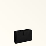 Black Furla Babylon M Compact Wallet, natural leather – view 2