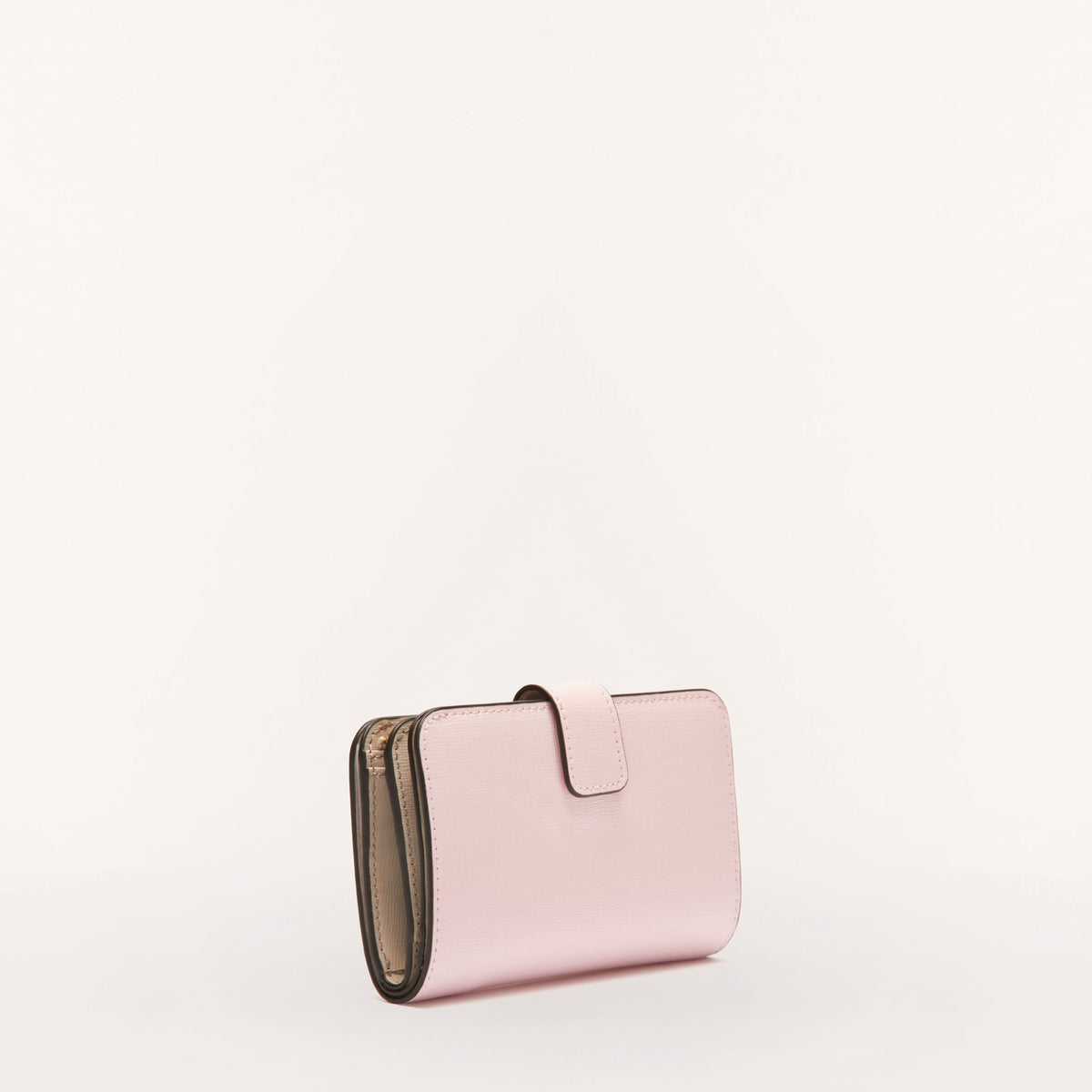 Pink Furla Babylon M Compact Wallet, natural leather – view 2