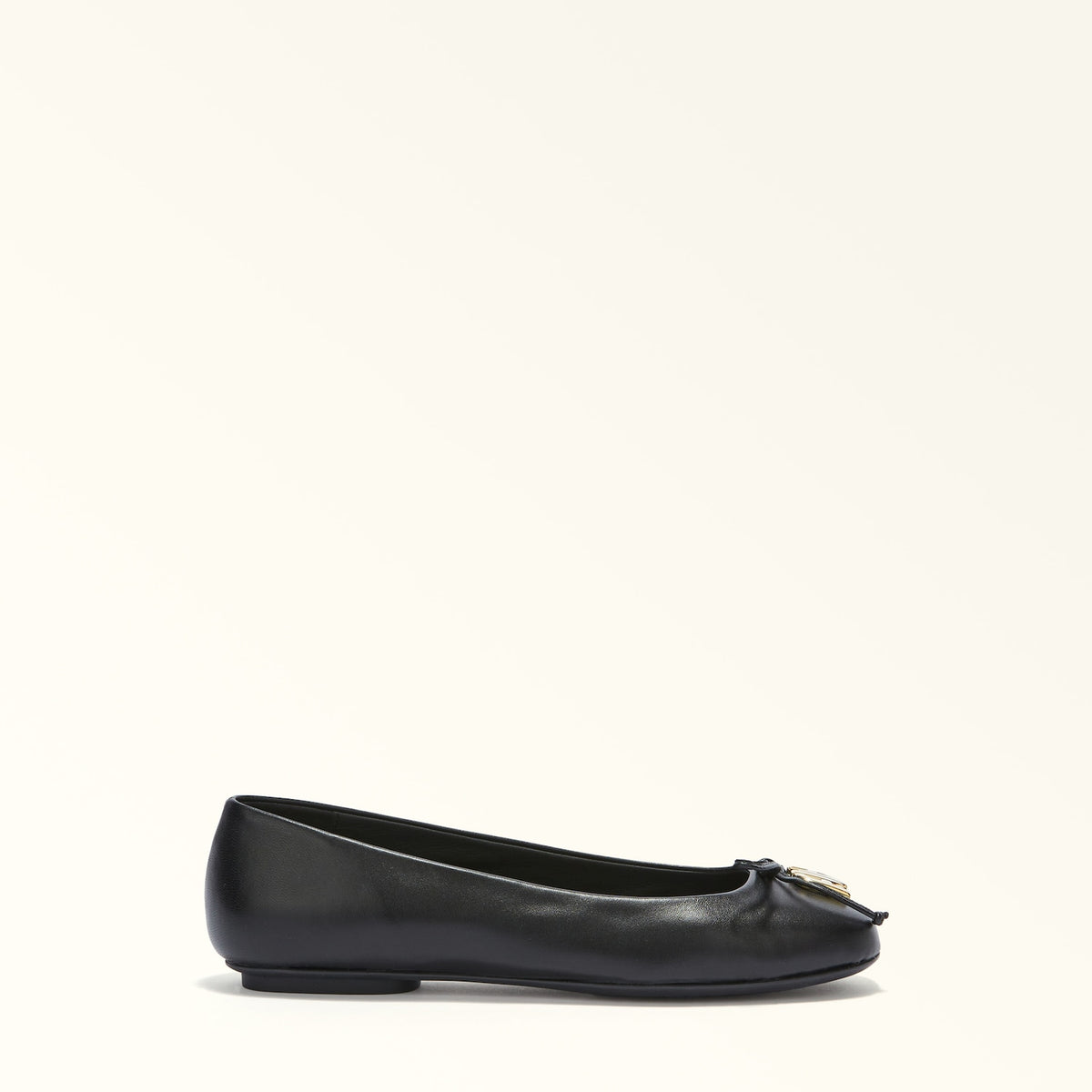 Black Furla Ballet Ballerina T.5, shoes natural leather – view 2