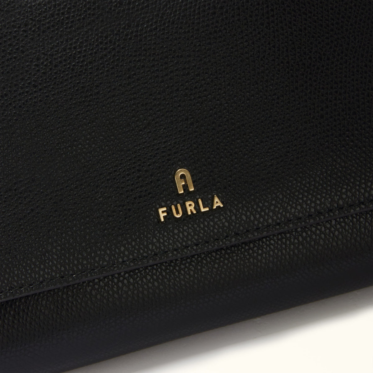 Black Furla Camelia Chain Wallet, crossbody natural leather – view 4
