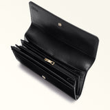 Black Furla Camelia Continental Wallet, natural leather – view 4