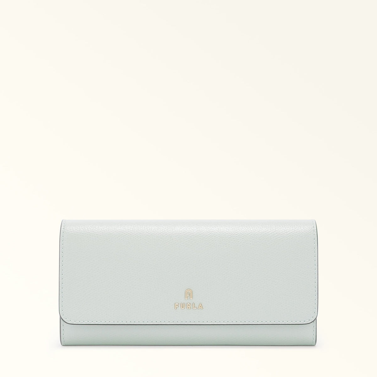 Grey Furla Camelia Continental Wallet, natural leather