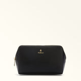 Black Furla Camelia L Cosmetic Case, natural leather – view 5