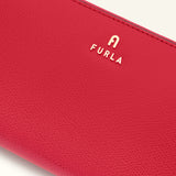 Red Furla Camelia L Zip Around Slim, wallet natural leather – view 3