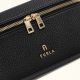 Black FURLA CAMELIA MICRO Bag, crossbody natural leather – view 3