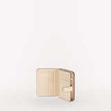 Beige Furla Camelia S Compact Wallet, natural leather – view 3