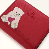 Red Furla CAMELIA S COMPACT WALLET L ZIP Cruise, natural leather – view 2
