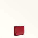 Red Furla CAMELIA S COMPACT WALLET L ZIP Cruise, natural leather – view 3