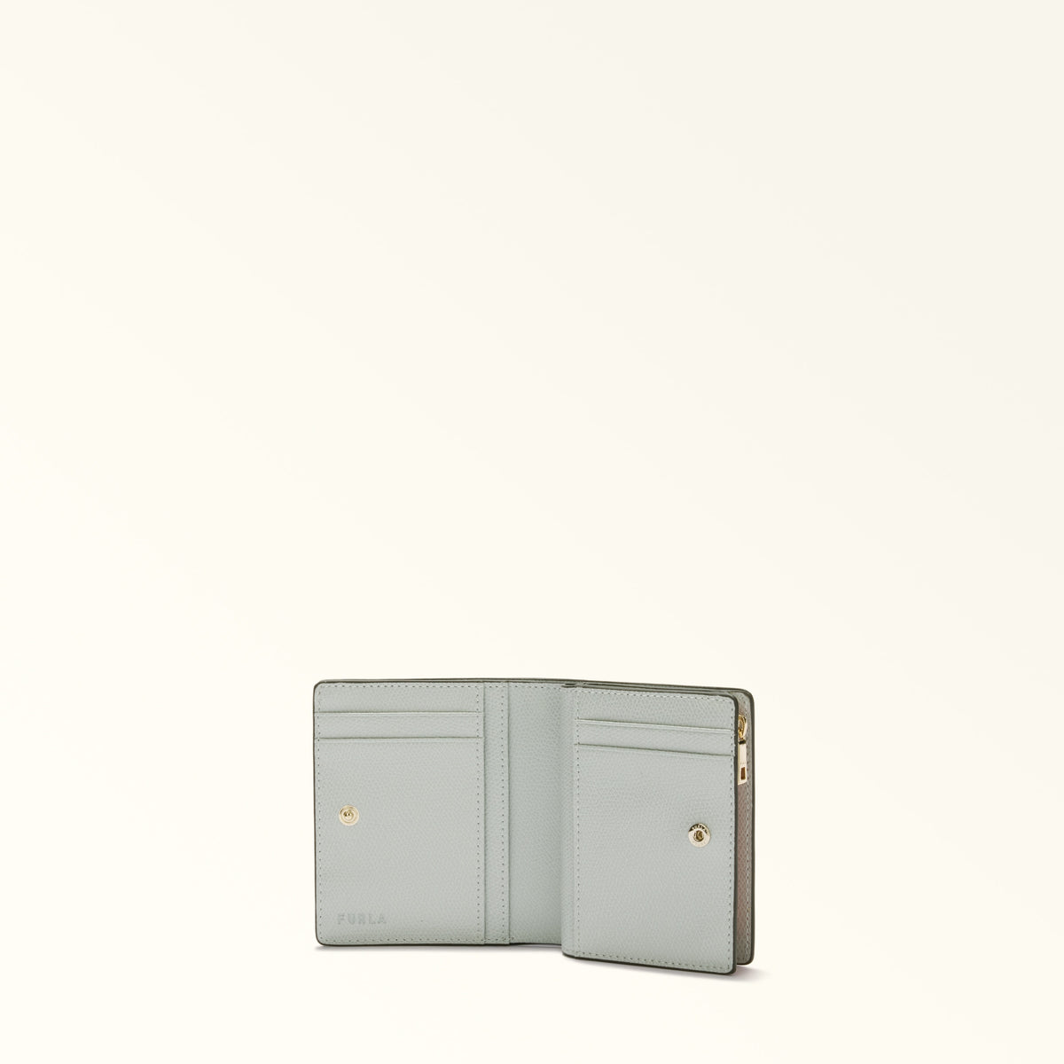 Orange Furla Camelia S Compact Wallet L Zip, natural leather – view 4