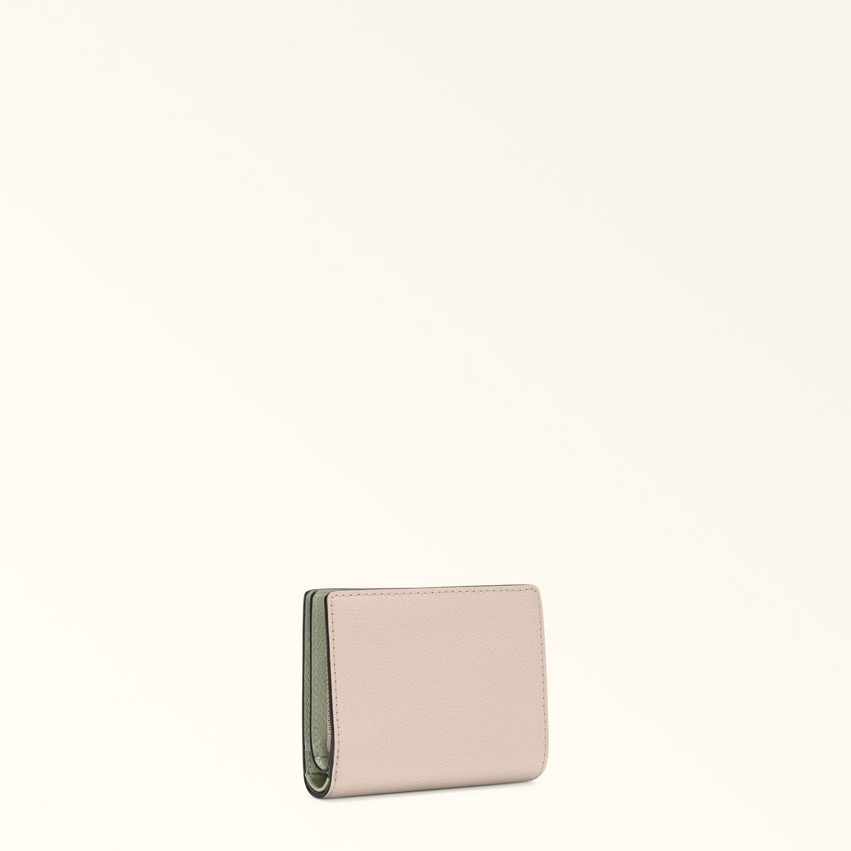 Beige Furla Camelia S Compact Wallet L Zip, natural leather – view 3